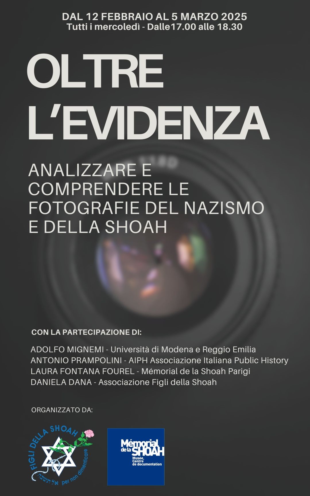 Corso di formazione online: "Oltre l'evidenza.  Analizzare e comprendere le fotografie del nazismo e della Shoah".